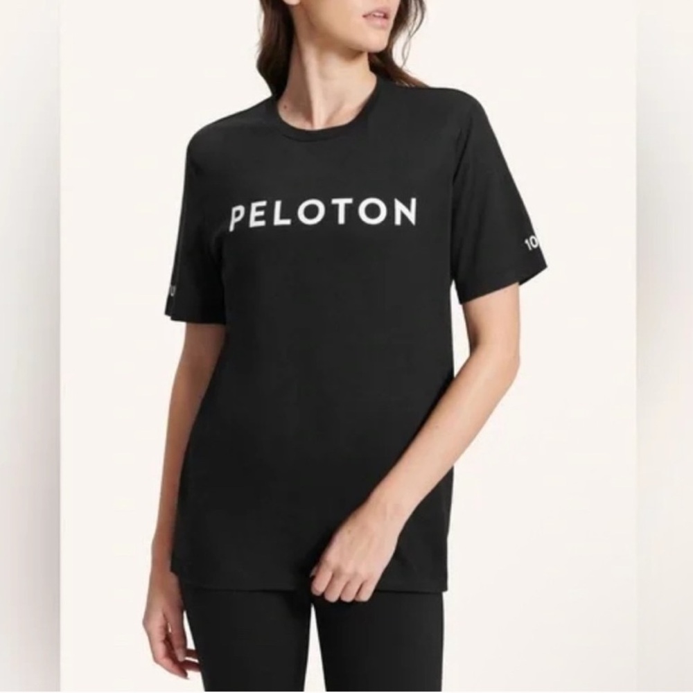 Peloton Black Short Sleeve Century Tee size XL